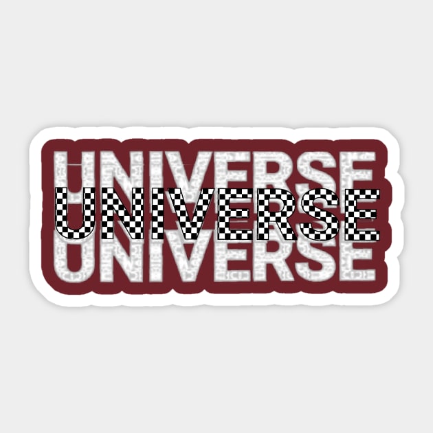 universe beautyful text art Design Sticker by Dilhani